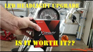 LED HEADLIGHT UPGRADE SEALIGHT XENOWER ON SUZUKI BOULEVARD C50