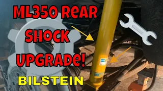 Mercedes ML350 W164 Rear Shock Upgrade!