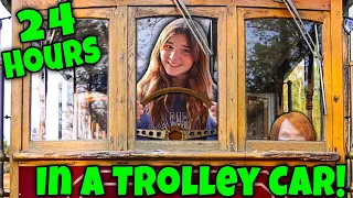 24 Hours In A Trolley! Why Was CHUCKY Watching Me Sleep?