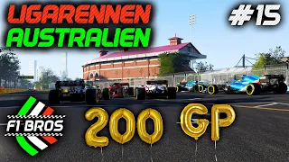 LIGARENNEN AUSTRALIEN - S9 #15 | Sogar die Autos stehen Kopf! 🇦🇺 | F1 Bros League (200. GP Jubiläum)