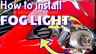 How to install Fog Light | Toyota Innova