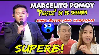 MARCELITO POMOY (Miami Concert) sings PERFECT by Ed Sheeran | Couple REACTION !