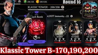 Klassic Tower Final Boss Battle 200 & 170 , 190 Fight + Reward MK Mobile 2024