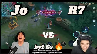 JO vs R7 🔥 di donet by1 gussion 🔥 kojo gagal outplay r7, kocak gaesss 🤣