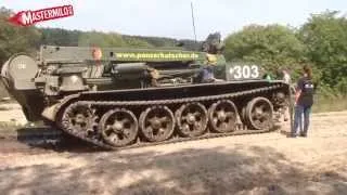 T55 tank driving by Mastermilo