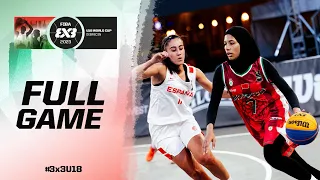Spain 🇪🇸 vs Morocco 🇲🇦 | Women | Full Game | FIBA 3x3 U18 World Cup 2023