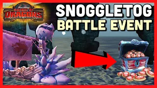 SO MANY COOKIES! | Snoggletog Battle Event Overview [Tips & Tricks] - School of Dragons Gameplay