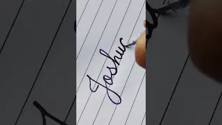 Joshua - Easy Cursive Handwriting