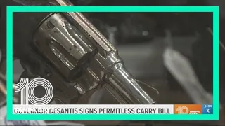 'Permitless carry' legal in Florida after Gov. DeSantis signs new law