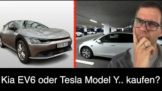 Warum Kia EV6 + kein Tesla Model Y, ID.4, Enyaq, IONIQ 5 als Langstreckenfahrer und Laternenparker?