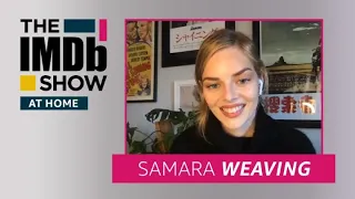 Samara Weaving’s Very "Hollywood" Audition and Why She's Eating So Much Popcorn