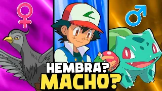 ¿Cuál es el GÉNERO de los Pokémon de ASH? 🔅 ¡¡¡Te MUESTRO con DATOS!!!