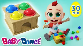 Color Balls Wooden Hammer toy - Baby Dance Nursery Rhymes & Kids songs