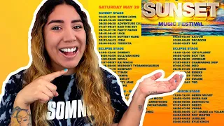 Sunset Music Festival Set Times + 12 MUST SEE Acts on the Lineup