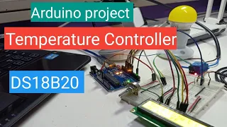 DS18B20 Temperature controller project with relay