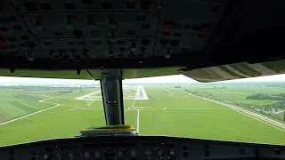 Atterrissage Vienne Air France A320 (Vienna/Wien cockpit landing)