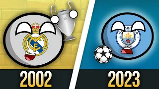ALL CHAMPIONS LEAGUE WINNERS IN COUNTRYBALLS