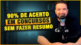 🎯Como ESTUDAR sem fazer RESUMO! [APROVADO EM 3 CONCURSOS]