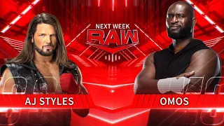 Aj Styles vs Omos (Full Match)