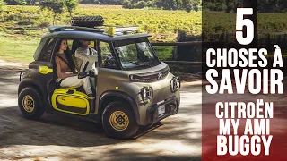 Citroën My Ami Buggy, 5 choses à savoir sur un concept pour le plein air