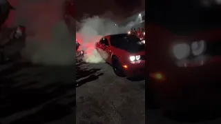 Dodge Demon Does HUGE BURNOUT