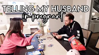 telling my husband I'm pregnant (he was NOT expecting this...)