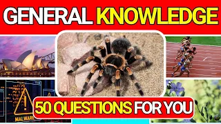 General Knowledge Quiz Trivia 31 📚💡| Can You Answer All 50 Questions Correctly? 2024