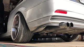 2001 BMW 325CI E46 straight pipe, cold start is to loud ?