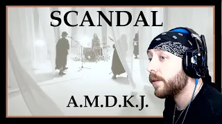 SCANDAL - [A.M.D.K.J.]  MV Reaction | Metal Musician Reacts for first time