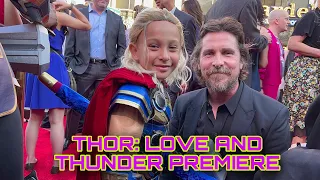 LOGAN GOES TO THE THOR LOVE AND THUNDER PREMIERE