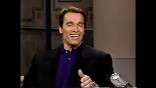 Arnold Schwarzenegger on David Letterman 1988