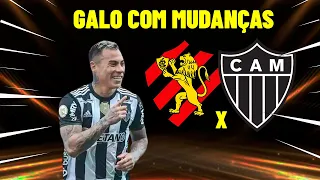 "GALO TEM MUDANÇAS" GALO TEM A VANTAGEM ATLÉTICO MG X SPORT !