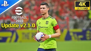 eFootball 2023 - NEW UPDATE v2.1.0 Gameplay 🔥 Manchester United vs Barcelona | Fujimarupes