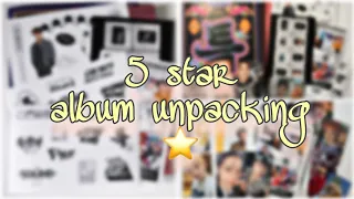 ⭐️5STAR stray kids album unpacking⭐️|| распаковка альбома 5star стрэй кидс^^