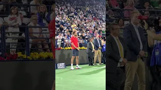 Andrey Rublev speech with Daniil Medvedev in Dubai