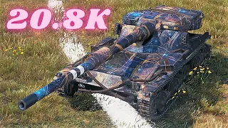 20.8K Spot + Damage Manticore & T-100 LT 17.5K  World of Tanks , WoT Replays tank battle