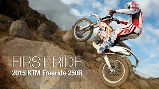 2015 KTM Freeride 250R First Ride - MotoUSA