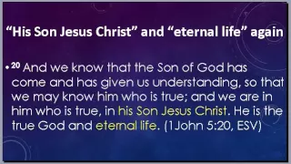 Is Christ called "the true God" in 1 John 5:20?