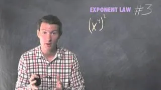 Exponent Law #3 | Dave May Teaches