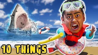 10 FUNNIEST THINGS YOU Should NOT Do AT THE BEACH