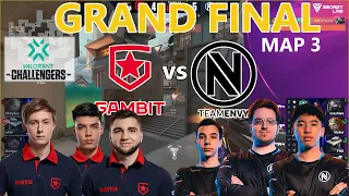 Team Envy VS Gambit Esports | Map 3 GAME HIGHLIGHT VODS - Valorant VCT 3 Berlin