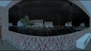 Category 3 Hurricane Landfall Virtual Reality Simulation