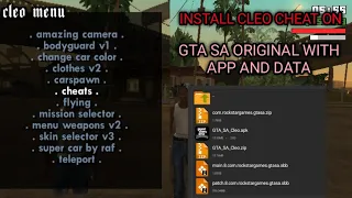 How To Instal Cleo Mods In GTA San Andreas Original Android CLEO Scripts Cheats Menu In GTA SA 2024