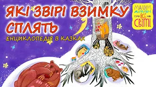 🎧АУДІОКАЗКА - "ЯКІ ЗВІРІ ВЗИМКУ СПЛЯТЬ" Енциклопедія в казках | Цікаві книги дітям українською💙💛