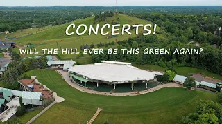 Concerts at Pine Knob (aka DTE Energy Music Theater) - Will the hill ever be this green again?