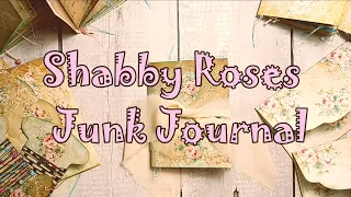 Shabby Roses Junk Journal 🌹 Mother's Day Journal 🌹 Mini Journal🌹