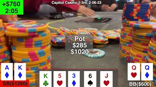 Overplaying AK,    Poker vlog 146