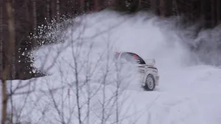 Finnish rally winter 2023 - Crashes & Action