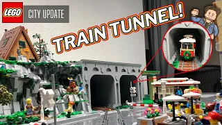 LEGO Train Tunnel in a 'Y' Shape  | Brickland 13 | re:Bricks 17