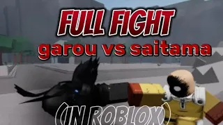 Saitama Vs Garou (Full Fight SBG)